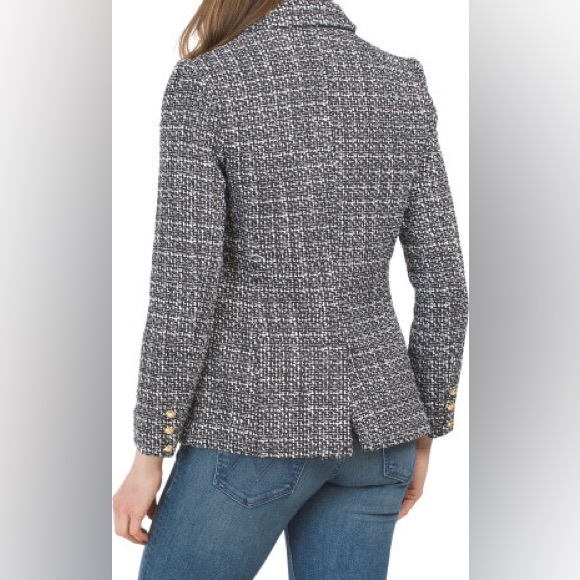 NWT $138 Nanette Lepore Double Breasted Boucle Blazer sz 16 - Picture 3 of 17